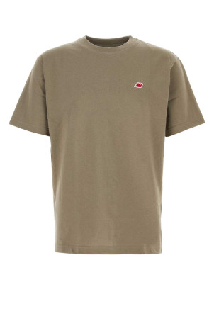 Sage green cotton t-shirt NEW BALANCE (MT43543DOK) Sage green cotton t-shirt NEW BALANCE (MT43543DOK)