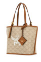 Printed canvas mini Himmel shopping bag MCM (MWPESAC02)