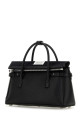 Black leather 5AC East West handbag MAISON MARGIELA (SB2WD0076P4348)