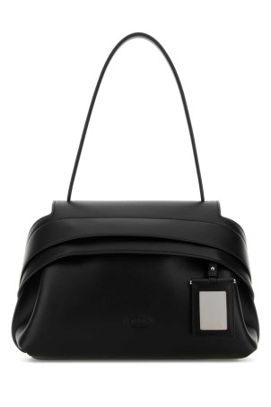 Black leather small Tod s Wave shoulder bag BLUE TOD'S (XBWWAVJ0200WPE) Black leather small Tod s Wave shoulder bag BLUE TOD'S (XBWWAVJ0200WPE)