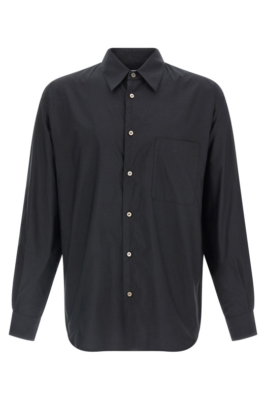 Cotton silk shirt Gray