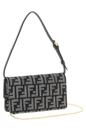 'Baguette' chain wallet  Black 'Baguette' chain wallet  Black