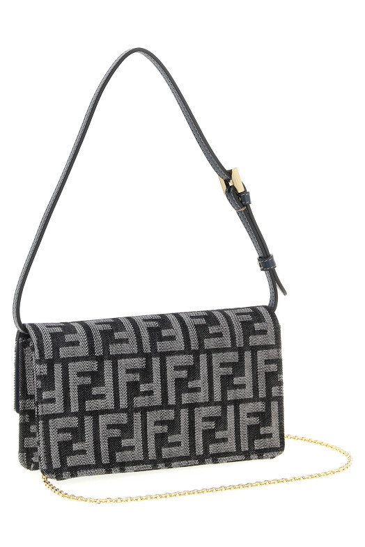 'Baguette' chain wallet  Black 'Baguette' chain wallet  Black