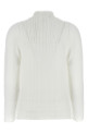 'Wooly Pleats' cardigan White