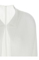 'Wooly Pleats' cardigan White