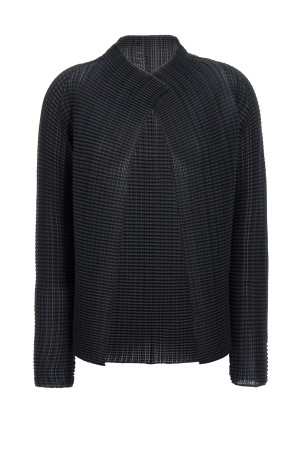 'Wooly Pleats' cardigan Black 'Wooly Pleats' cardigan Black