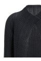 'Wooly Pleats' cardigan Black