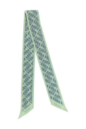 'Astratto' silk ribbon Green 'Astratto' silk ribbon Green