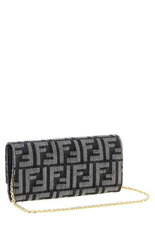 'Baguette' chain wallet  Black 'Baguette' chain wallet  Black