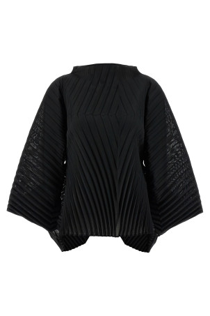 'Wave Pleats' blouse Black 'Wave Pleats' blouse Black