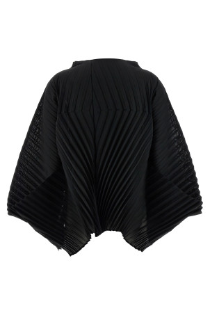 'Wave Pleats' blouse Black 'Wave Pleats' blouse Black