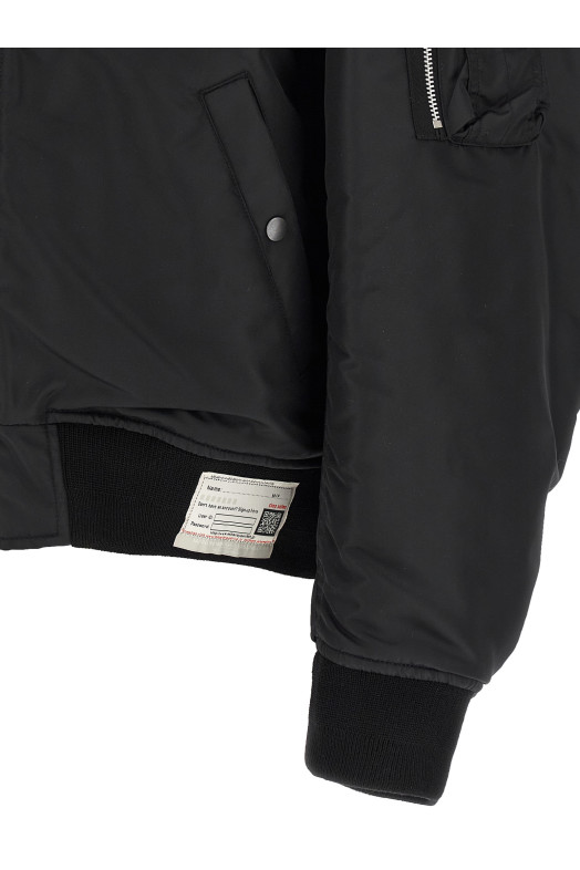 'Flight' bomber jacket Black 'Flight' bomber jacket Black