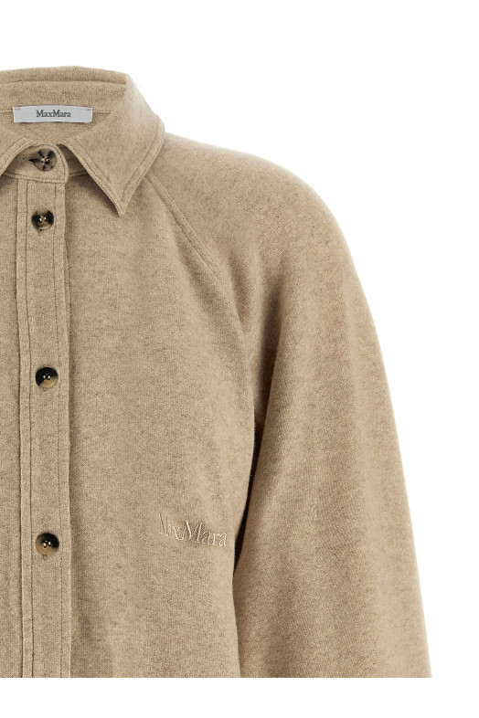 'Ceci' overshirt Beige
