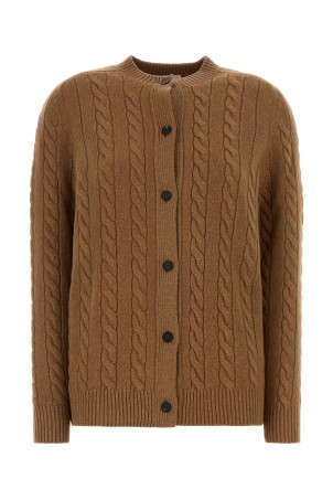 Biscuit wool Loneke cardigan THE ROW (10092Y961) Biscuit wool Loneke cardigan THE ROW (10092Y961)