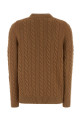 Biscuit wool Loneke cardigan THE ROW (10092Y961)