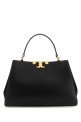 Black leather Eleanor handbag TORY BURCH (137312)