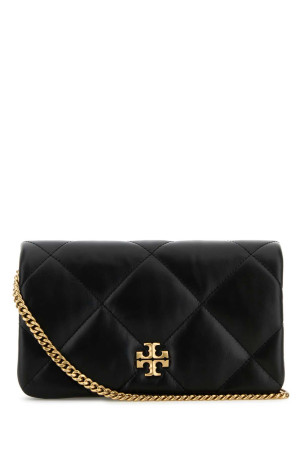 Black leather Kira clutch TORY BURCH (158624) Black leather Kira clutch TORY BURCH (158624)