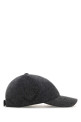 Dark grey flannel baseball cap PRADA (1HC274C2O) Dark grey flannel baseball cap PRADA (1HC274C2O)