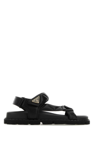 Black nappa leather sandals Black PRADA (1X433NF020038) Black nappa leather sandals Black PRADA (1X433NF020038)