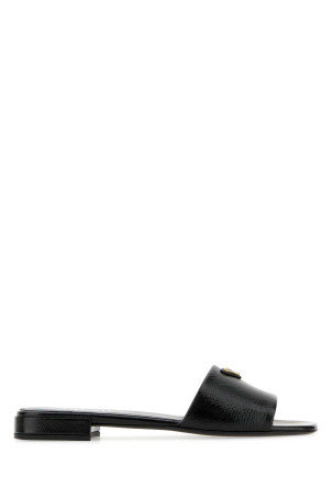 Black leather slippers Black PRADA (1XX730F0103A9S) Black leather slippers Black PRADA (1XX730F0103A9S)