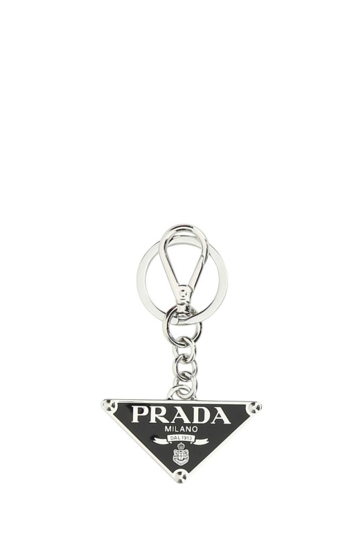 Black metal key ring Black PRADA (2PS05766A) Black metal key ring Black PRADA (2PS05766A)