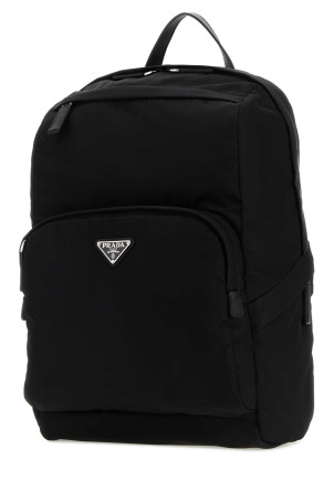 Black Re-Nylon and leather backpack Black PRADA (2VZ1042DMG) Black Re-Nylon and leather backpack Black PRADA (2VZ1042DMG)