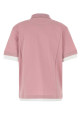 Pink piquet polo shirt PRADA (39586SOOO1736)