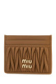 Camel leather card holder MIU MIU (5MC076AFPP) Camel leather card holder MIU MIU (5MC076AFPP)