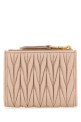 Powder pink leather wallet MIU MIU (5ML024AFPP) Powder pink leather wallet MIU MIU (5ML024AFPP)