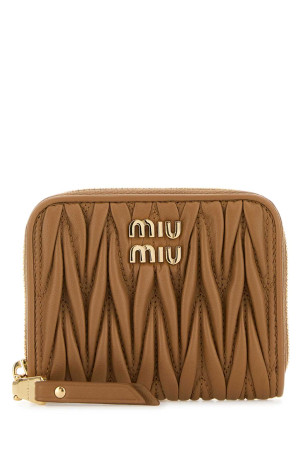 Camel leather coin purse MIU MIU (5MM268AFPP) Camel leather coin purse MIU MIU (5MM268AFPP)