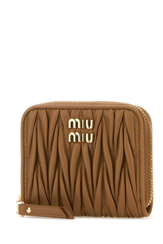 Camel leather coin purse MIU MIU (5MM268AFPP) Camel leather coin purse MIU MIU (5MM268AFPP)