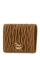 Camel leather wallet MIU MIU (5MV204AFPP) Camel leather wallet MIU MIU (5MV204AFPP)