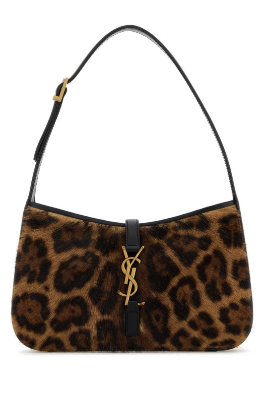 Printed calf hairLe 5 Ã  7 shoulder bag SAINT LAURENT (657228AAFE7)