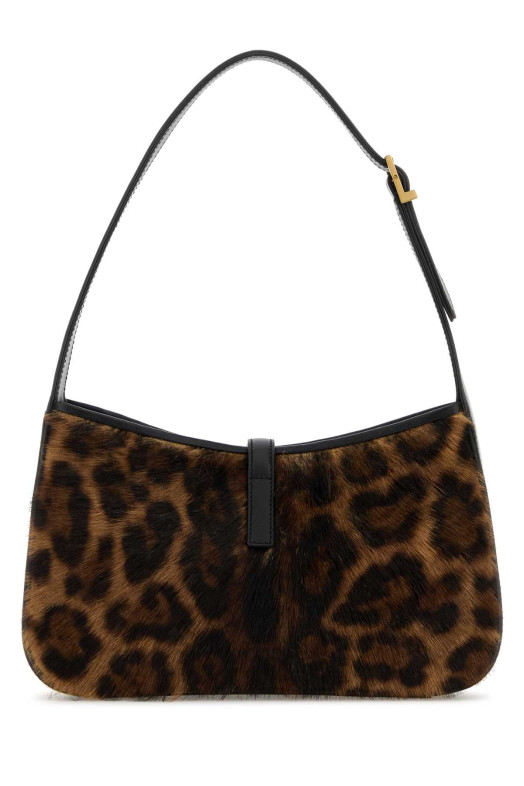 Printed calf hairLe 5 Ã  7 shoulder bag SAINT LAURENT (657228AAFE7)