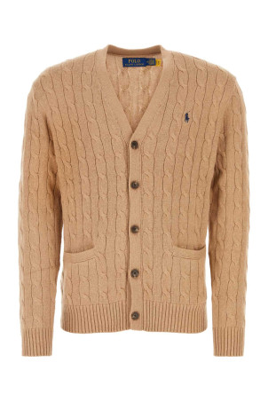 Beige cotton cardigan Black POLO RALPH LAUREN (710890548) Beige cotton cardigan Black POLO RALPH LAUREN (710890548)