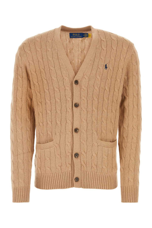 Beige cotton cardigan Black POLO RALPH LAUREN (710890548) Beige cotton cardigan Black POLO RALPH LAUREN (710890548)