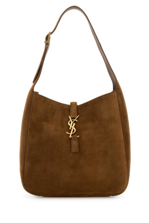 Brown suede small Le 5 à 7 Soft shoulder bag SAINT LAURENT (7139381U80W) Brown suede small Le 5 à 7 Soft shoulder bag SAINT LAURENT (7139381U80W)