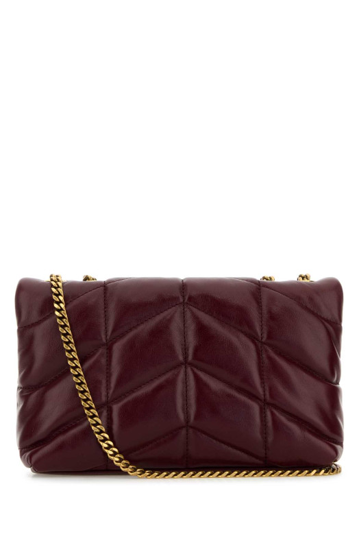 Сумка через плече Puffer Toy з виноградної шкіри SAINT LAURENT (759337AAFFA)