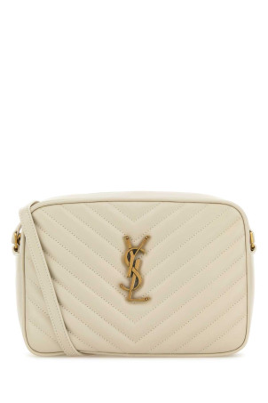 Chalk leather crossbody bag SAINT LAURENT (761554DV707)