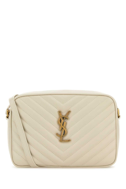 Chalk leather crossbody bag SAINT LAURENT (761554DV707)
