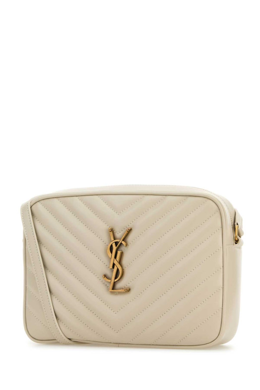 Chalk leather crossbody bag SAINT LAURENT (761554DV707)