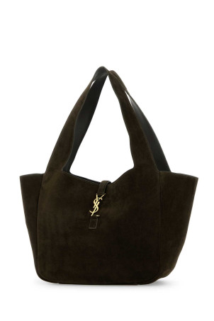 Khaki suede leather Le 5 à 7 Bea shopping bag SAINT LAURENT (763435008IW) Khaki suede leather Le 5 à 7 Bea shopping bag SAINT LAURENT (763435008IW)