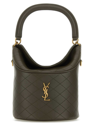 Mud leather Gaby bucket bag SAINT LAURENT (7639611EL07) Mud leather Gaby bucket bag SAINT LAURENT (7639611EL07)