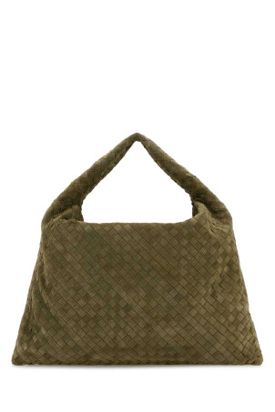 Army green suede Hop shoulder bag BOTTEGA VENETA (763970V1QE3) Army green suede Hop shoulder bag BOTTEGA VENETA (763970V1QE3)
