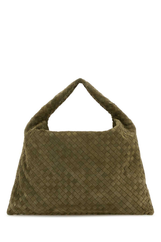 Army green suede Hop shoulder bag BOTTEGA VENETA (763970V1QE3) Army green suede Hop shoulder bag BOTTEGA VENETA (763970V1QE3)