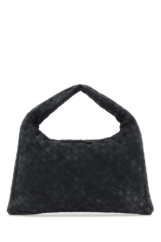 Dark grey suede small Hop shoulder bag BOTTEGA VENETA (796262V1QE3)