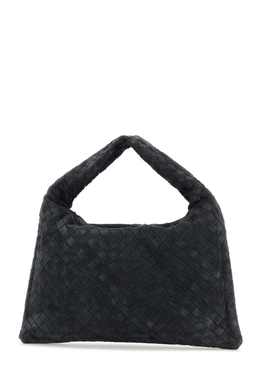 Dark grey suede small Hop shoulder bag BOTTEGA VENETA (796262V1QE3)