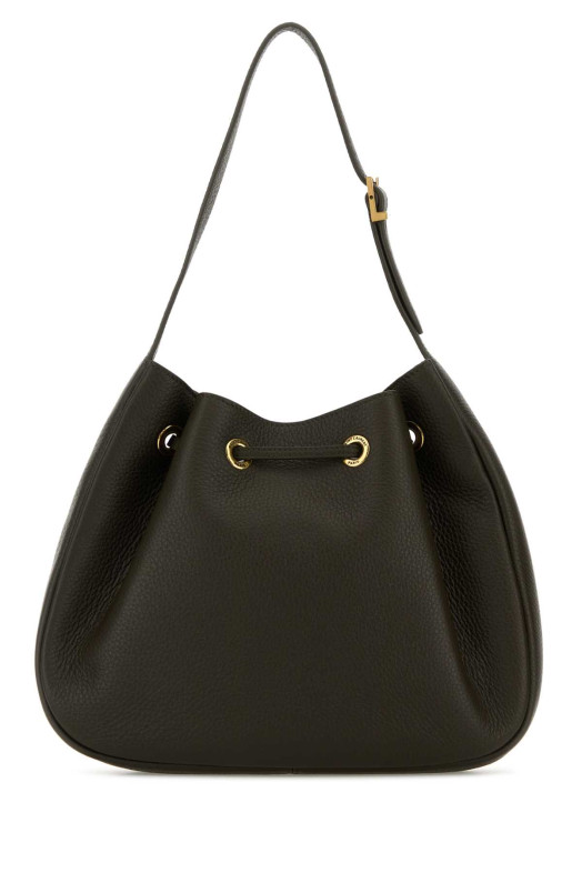 Dark brown leather Paris VII shoulder bag SAINT LAURENT (796626AADUU)