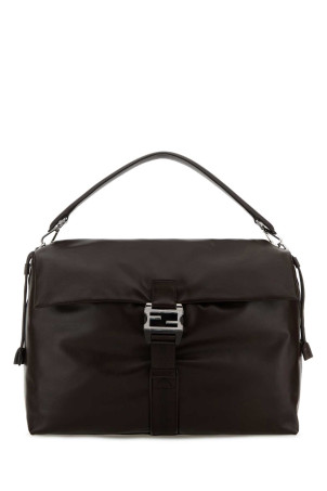 Brown leather Fendi Flux Maxi Messenger shopping bag FENDI (7VA665AV8B) Brown leather Fendi Flux Maxi Messenger shopping bag FENDI (7VA665AV8B)