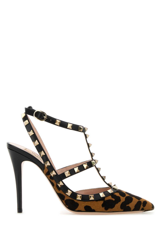 Printed calf hair Rockstud pumps VALENTINO GARAVANI (7W0S0393AMX)